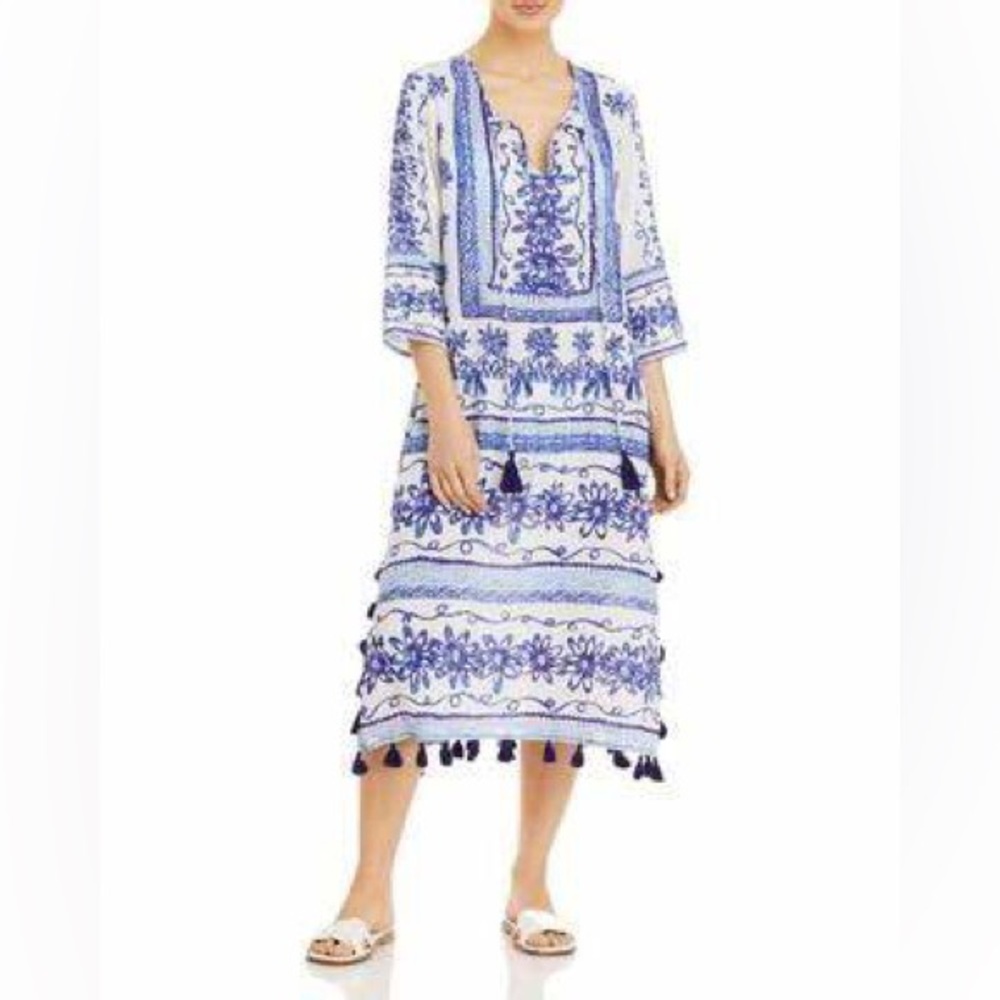 Echo Sketchy Scroll Tunic Dress